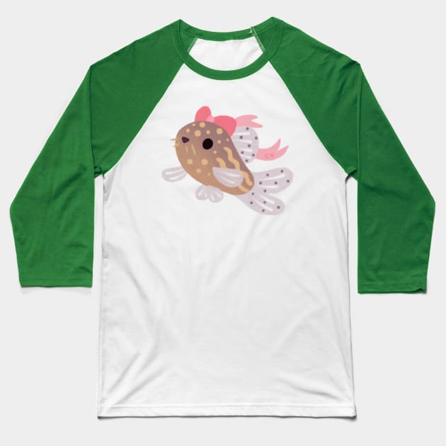 Ribbon corydoras - sterbai Baseball T-Shirt by pikaole